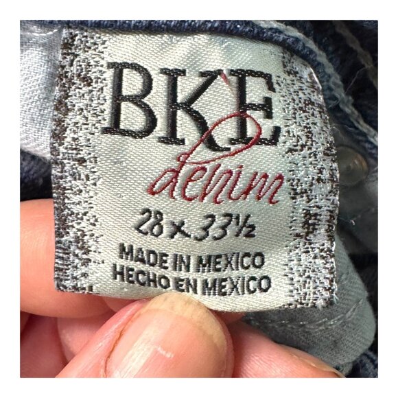 BKE Jeans Women's 28x33.5 28x33  20 Stretch Flare Bootcut Medium Wash Denim READ - Picture 4 of 8